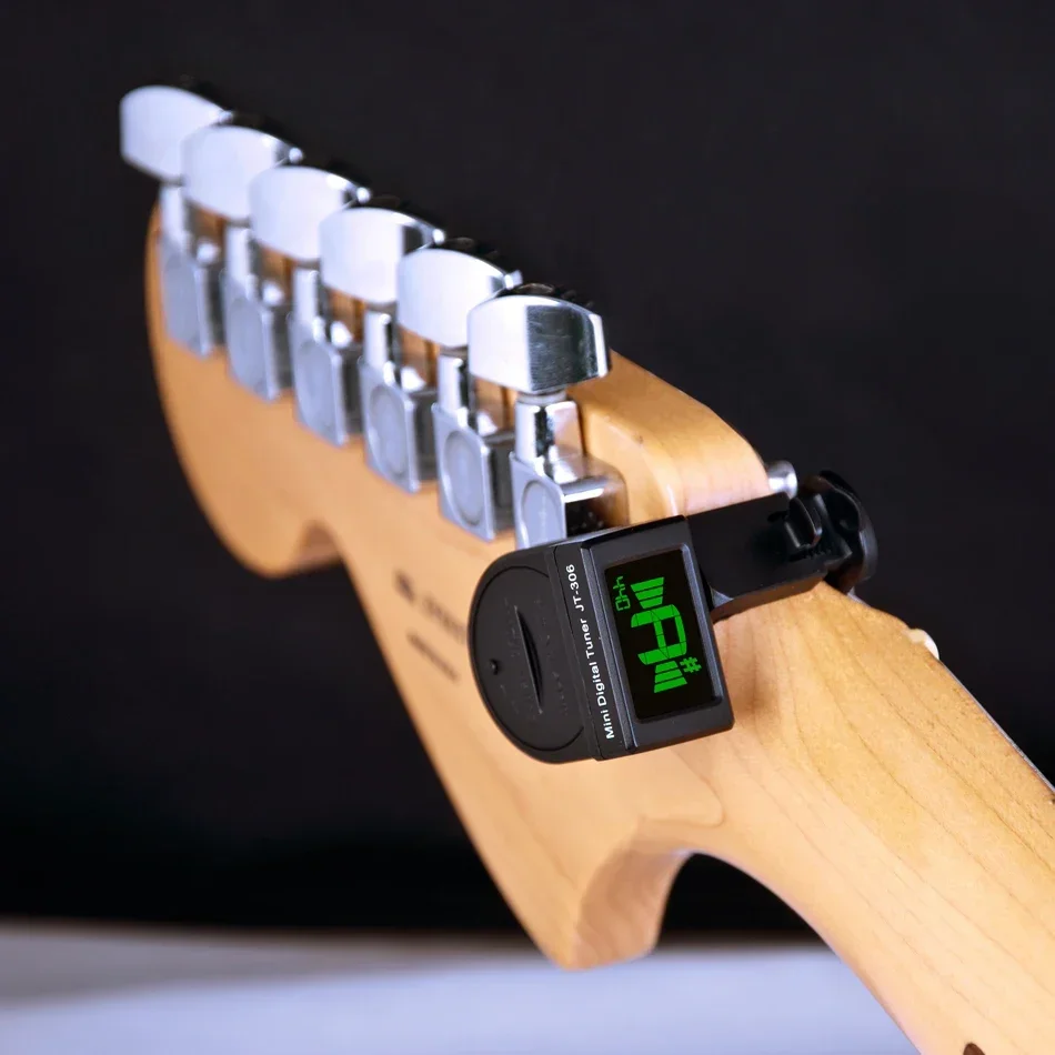Guitar Tuner Clip - JT-306 Мини-гитарный тюнер, цифровой ЖК-тюнер с