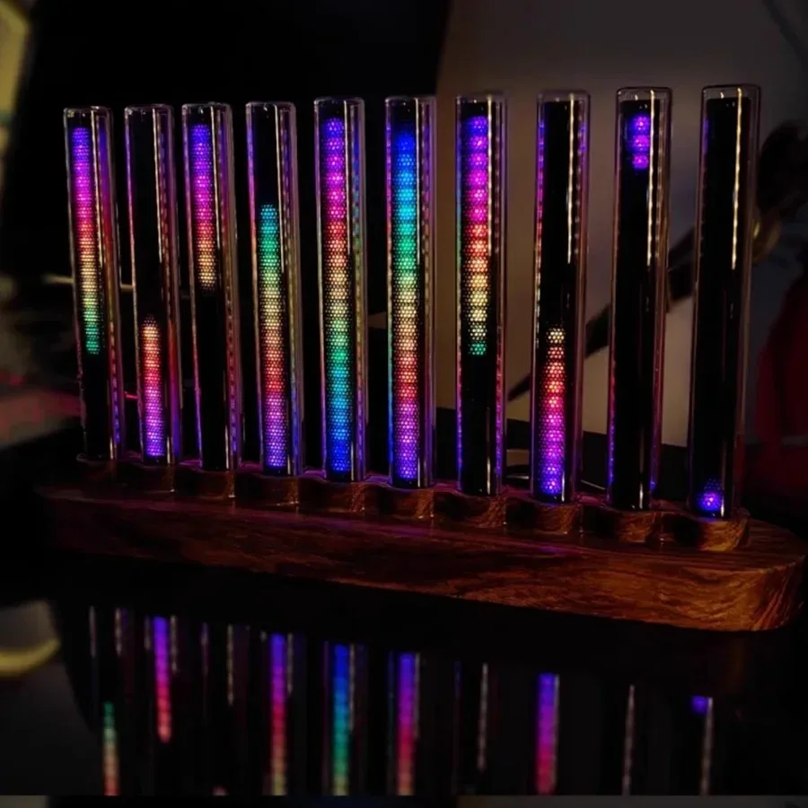 Audio Music Visualizer - 10-битный RGB-подсветка уровня, светодиодный дисплей, измеритель