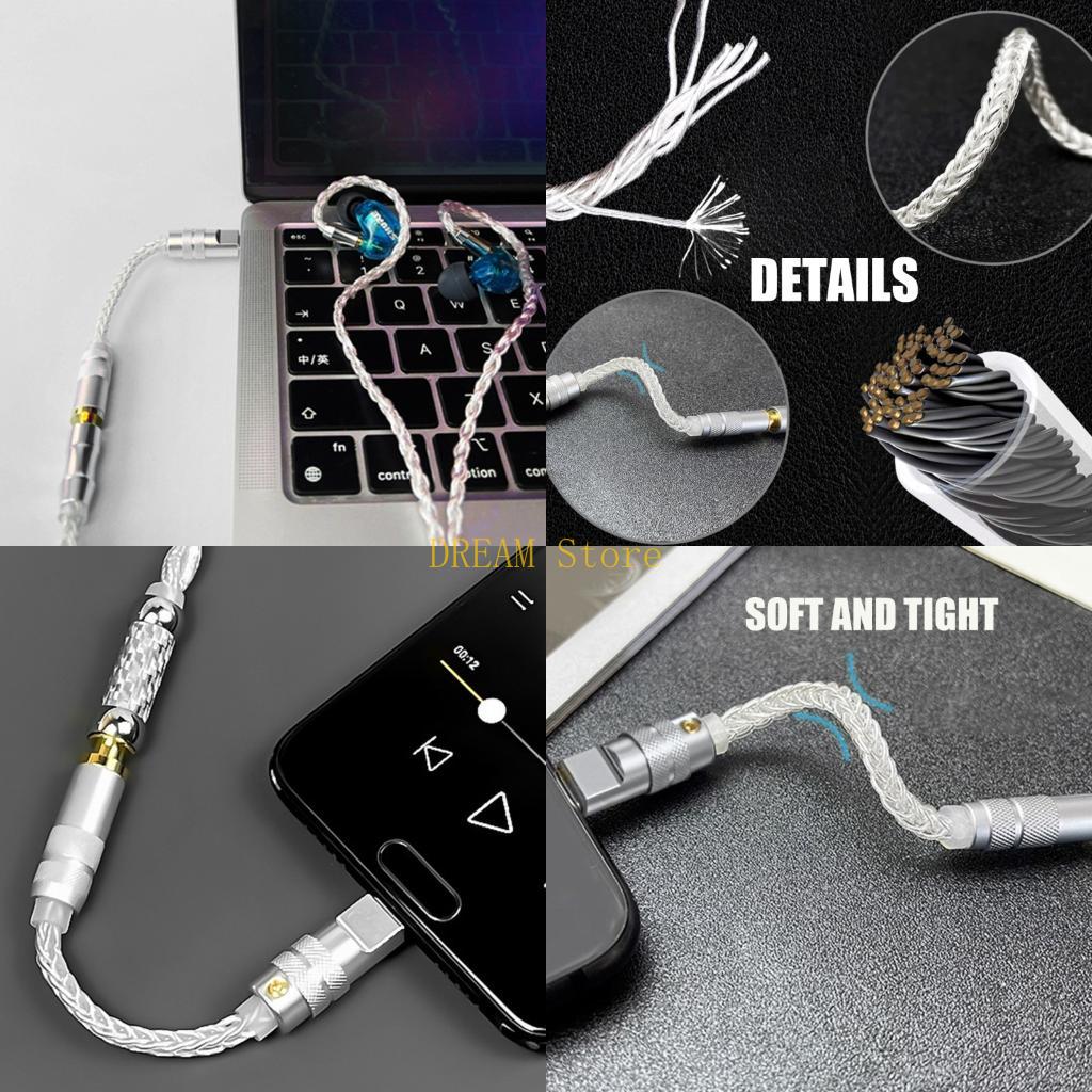 Audio Music Best - Звуковой кабель USB C, тканевый шнур