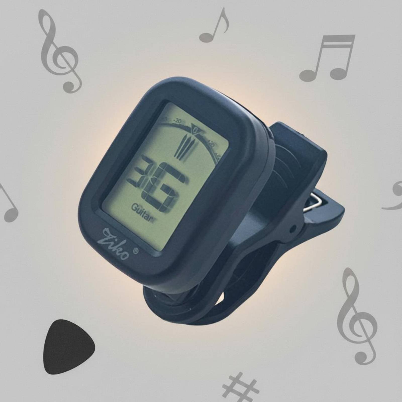 Хроматический тюнер с защелкив – обзор и цена Guitar Tuner Clip