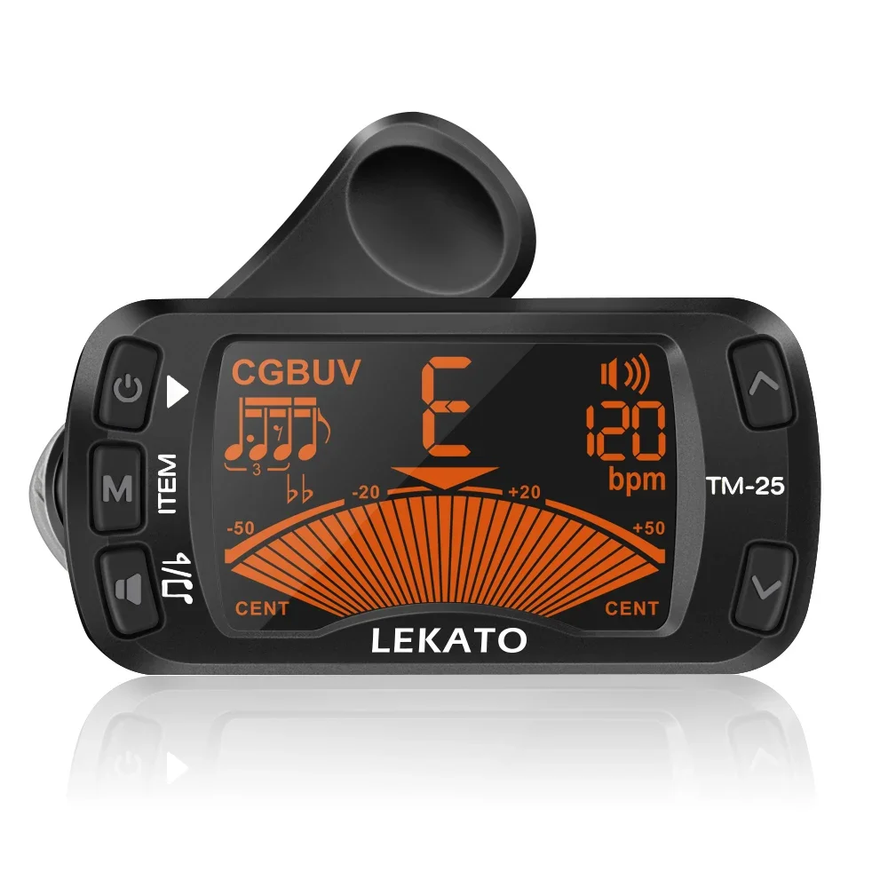 Компактный тюнер 3-в-1 для пут – обзор и цена Guitar Tuner Clip