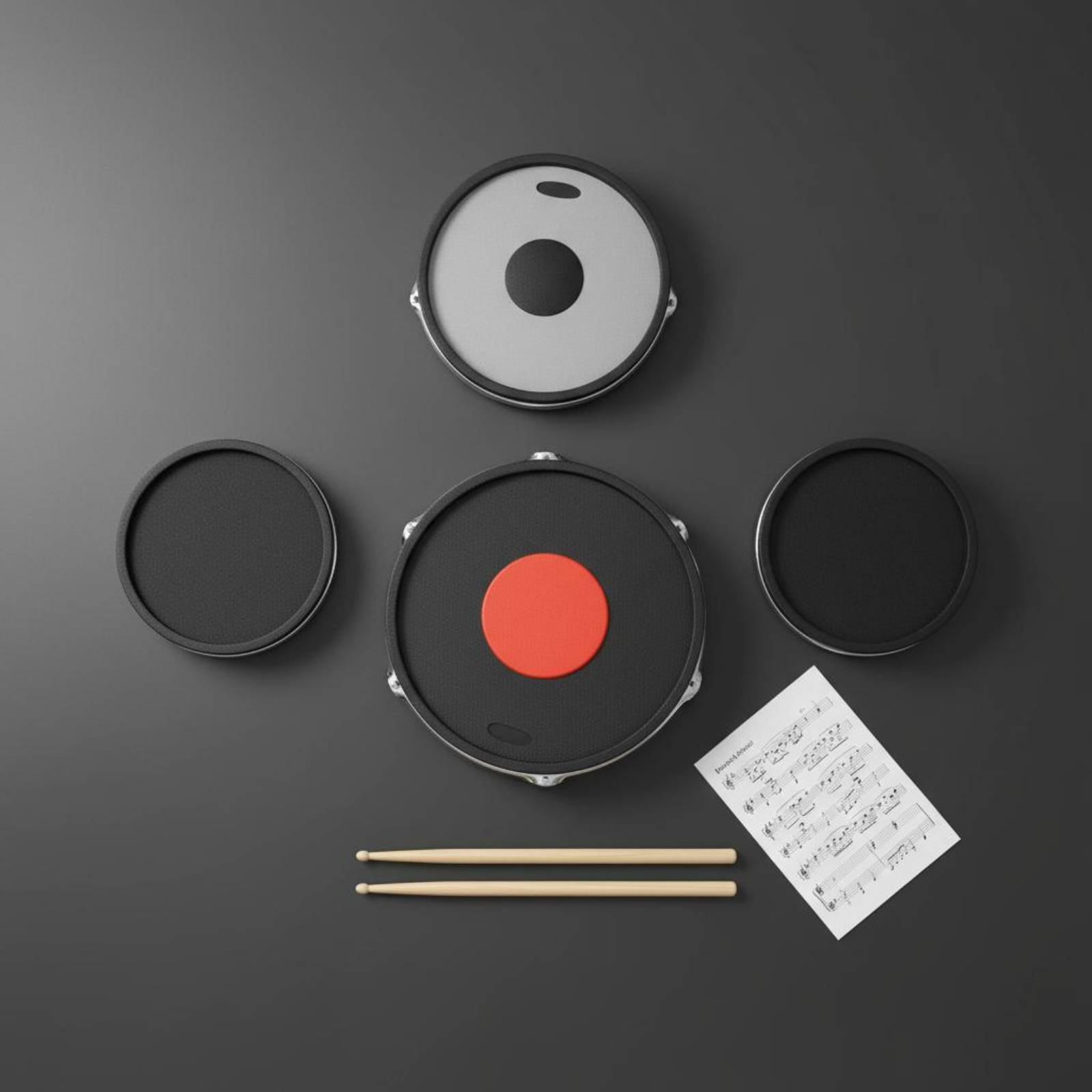 Набор резиновых заглушек для б – обзор и цена Drum Practice Pad