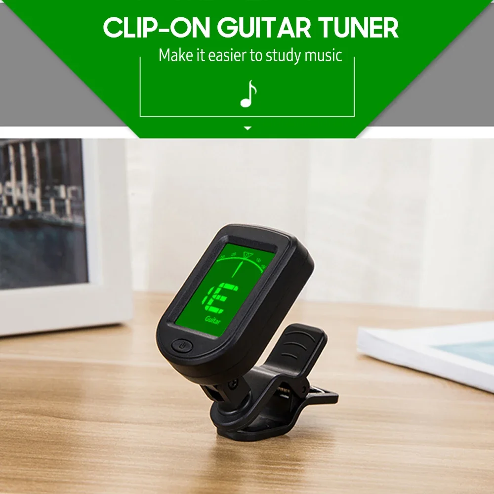 Гитарный тюнер с клипсой, хром – обзор и цена Guitar Tuner Clip