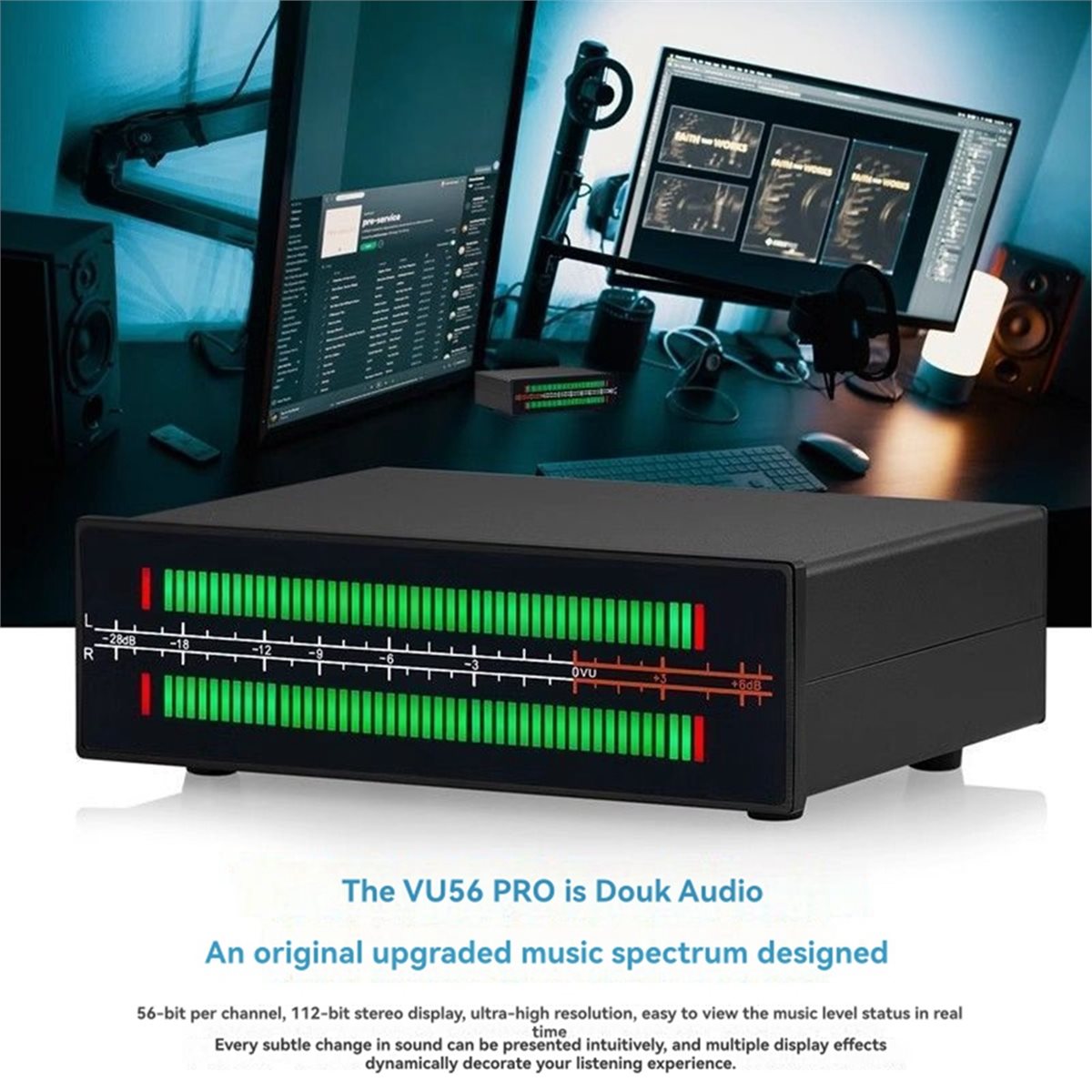 A40I VU56-PRO Двухканальный ан – обзор и цена Audio Music Visualizer