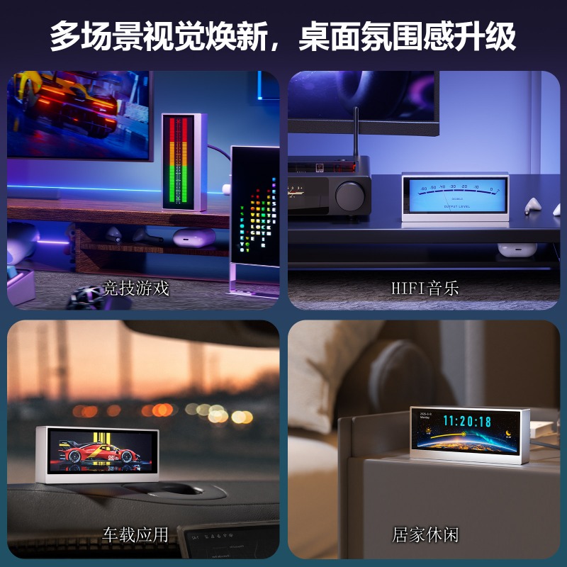 Аудиоанализатор Douk Audio TX7 – обзор и цена Audio Music Visualizer