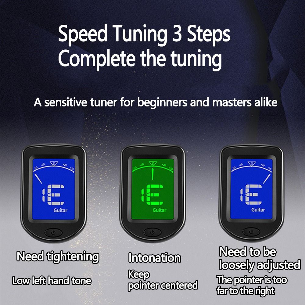 Портативный тюнер для гитары с – обзор и цена Guitar Tuner Clip