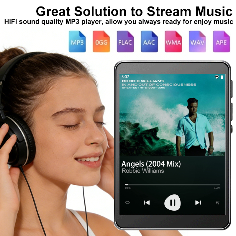 WiFi MP3-плеер Android 10, онл – обзор и цена Mp3 Audio Music Download
